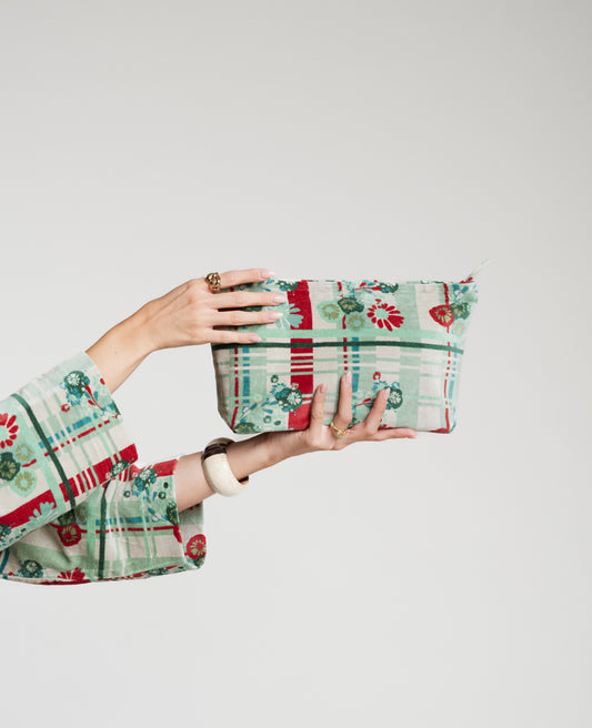 Wash Bag Velvet - Dundee sauge