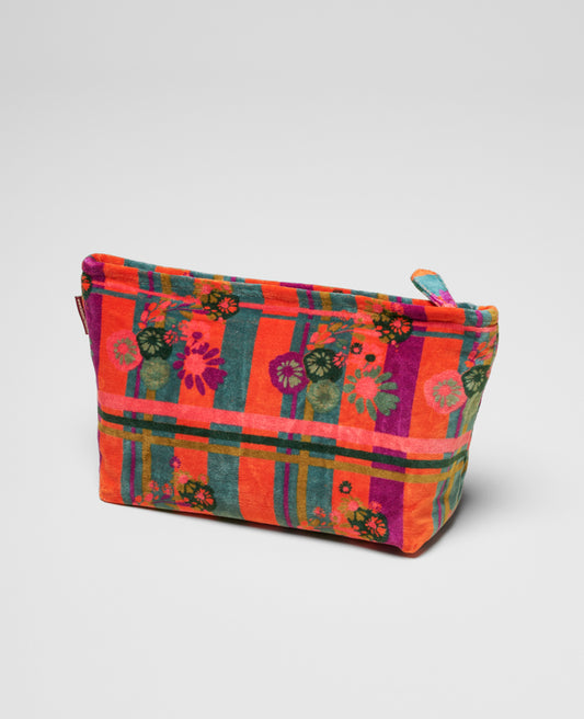 Wash Bag Velvet - Dundee orange
