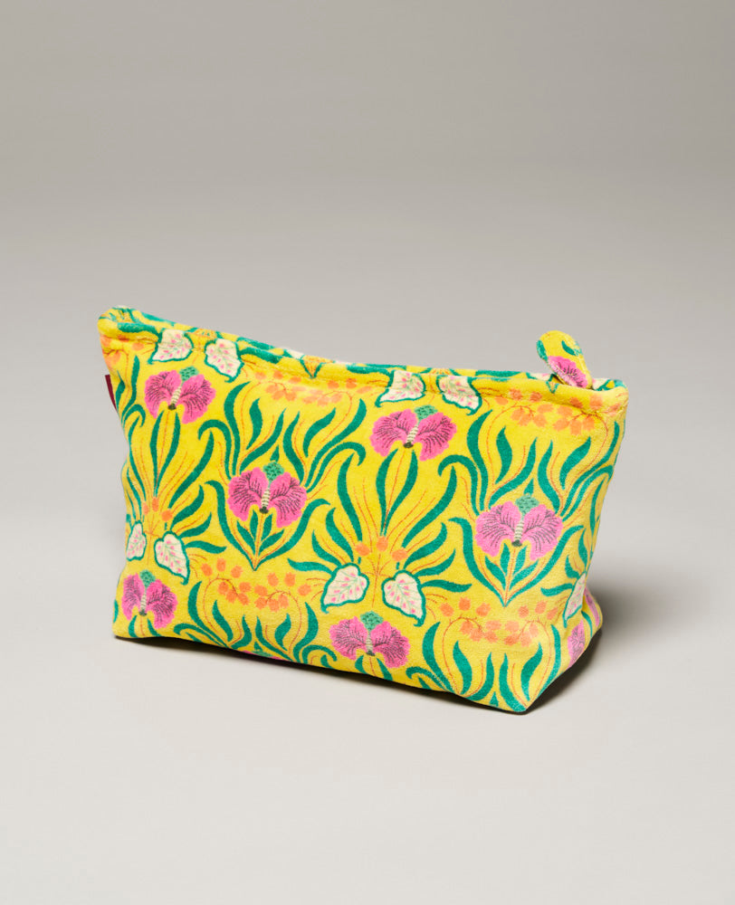Trousse de toilette Velours - Muguet yellow