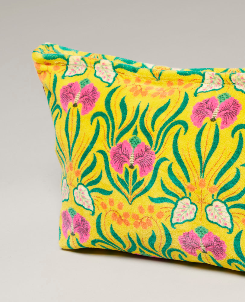 Trousse de toilette Velours - Muguet yellow