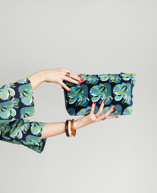 Trousse de toilette Velours - Split navy