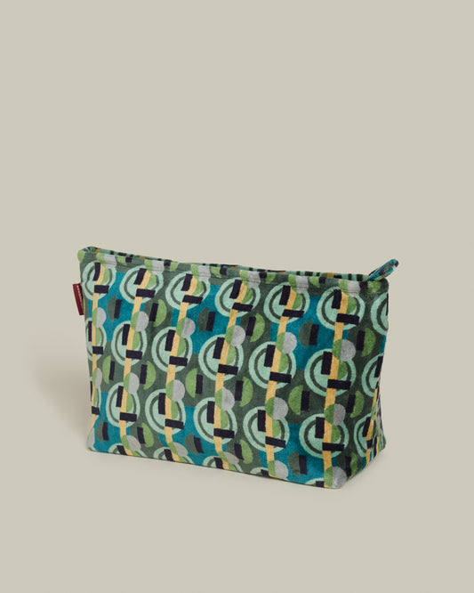 Velvet Wash Bag, Sonia Moss Print