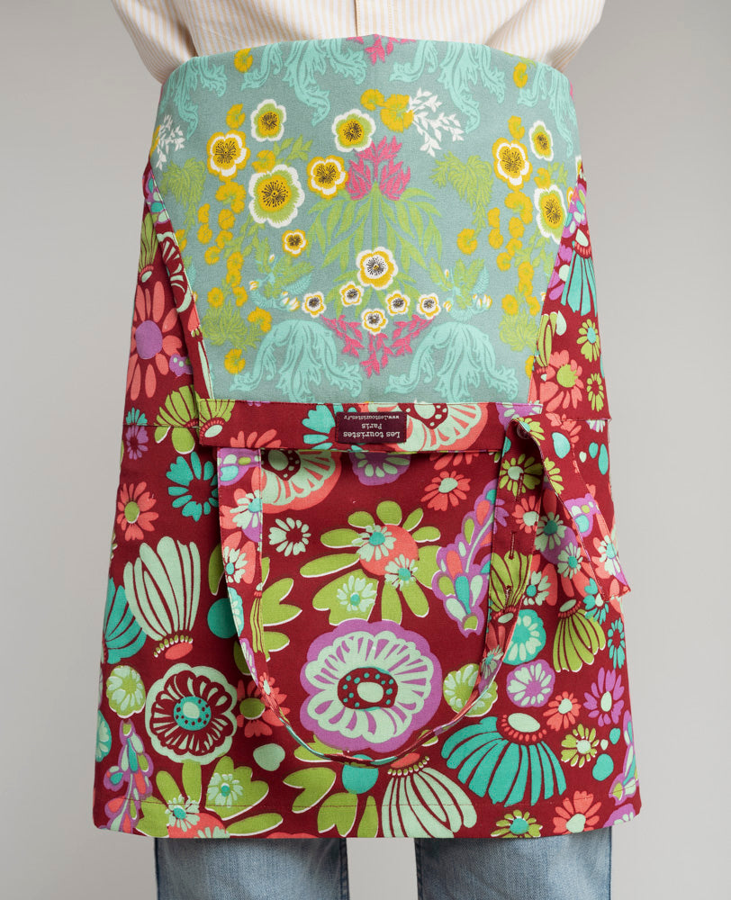 Chef's Apron - Molly burgundy/swainston gre