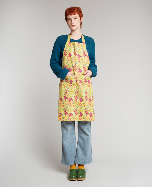 Chef's Apron - Iris gold/mellow green