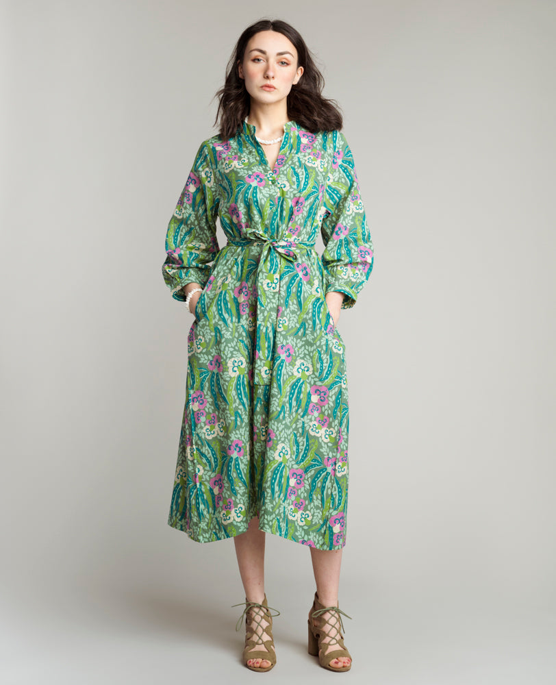 Robe longue - Allegria green