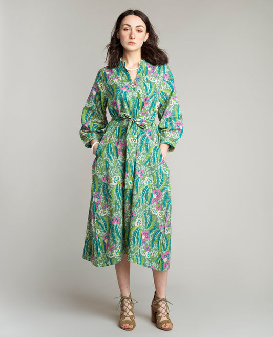 Robe longue - Allegria green