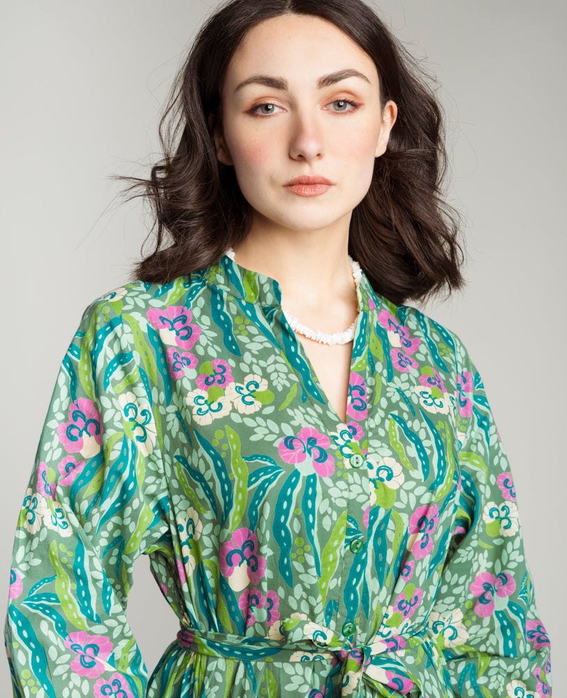 Robe longue - Allegria green