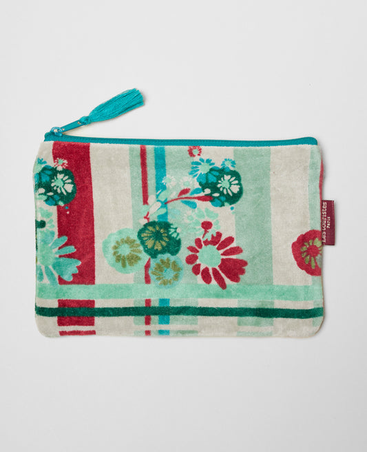 Medium Pouch Velvet - Dundee sauge