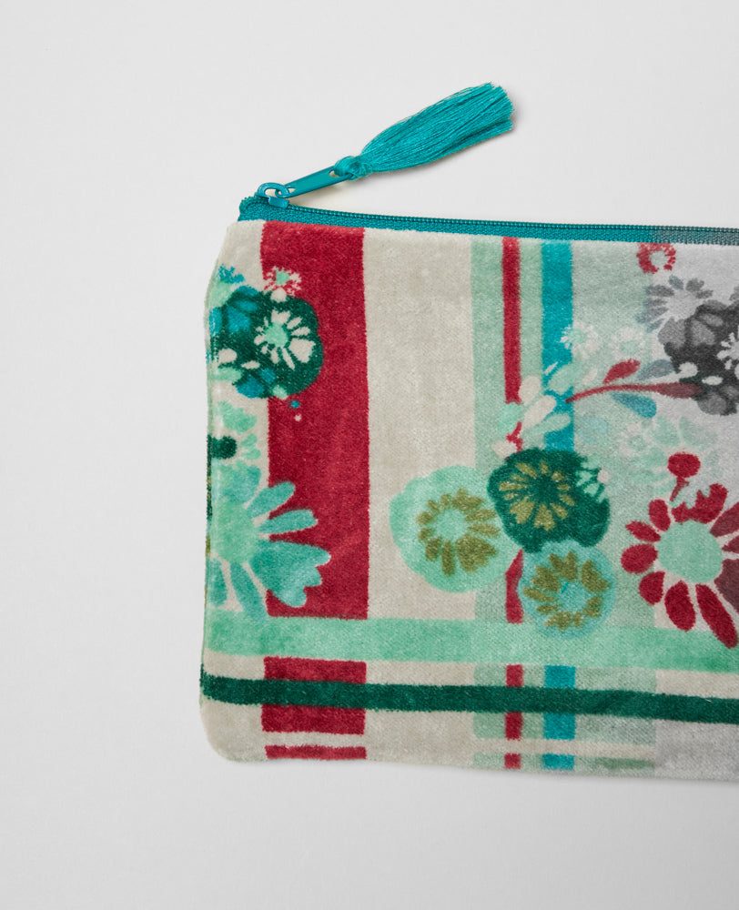 Medium Pouch Velvet - Dundee sauge