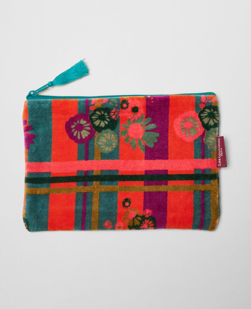 Medium Pouch Velvet - Dundee orange
