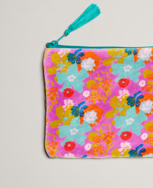 Pochette moyenne Velours - Mackintosh purple