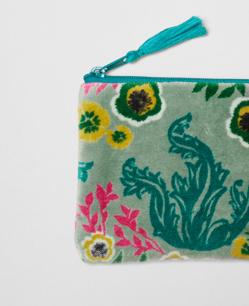 Small Pouch Velvet - Swainston green