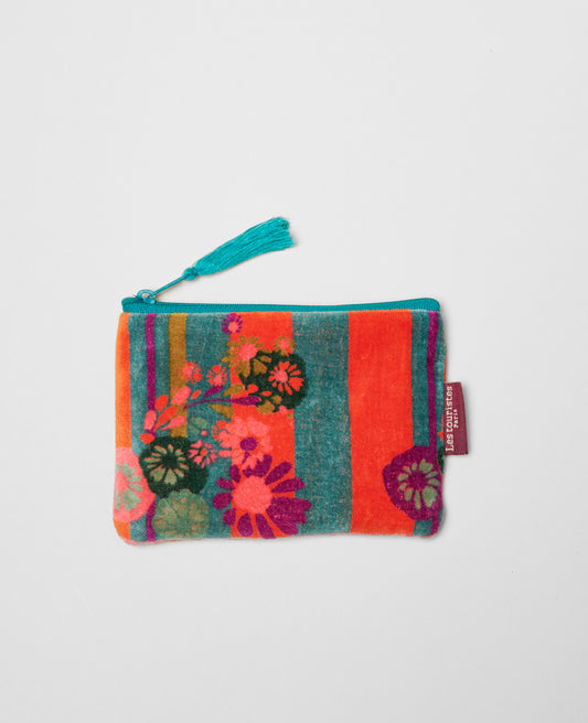 Small Pouch Velvet - Dundee orange
