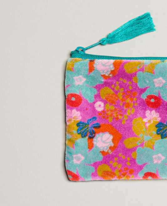 Small Pouch Velvet - Mackintosh purple