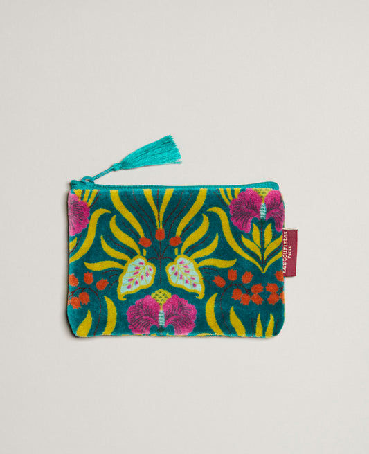 Small Pouch Velvet - Muguet bayou