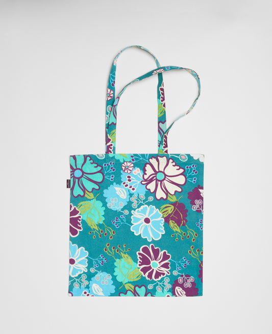 Totebag - Cosmos teal