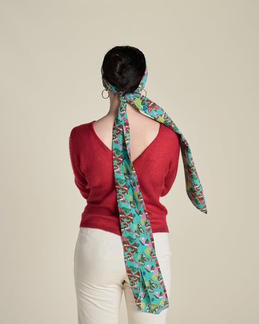 Cotton Headband, Holy Bisquay Print