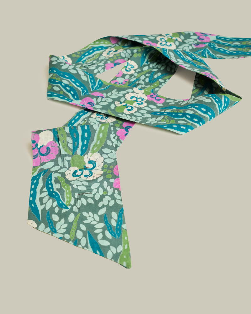 Cotton Headband, Allegria Green Print