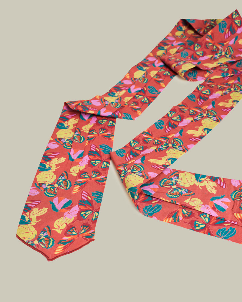 Cotton Headband, Holy Red Clay Print