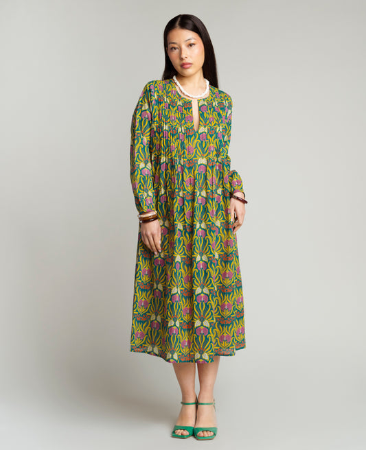 Robe tunique longue - Muguet bayou