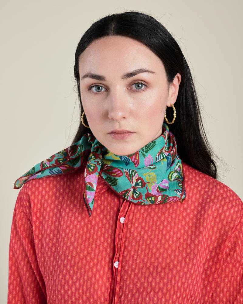 Square Scarf, Holy Bisquay Print