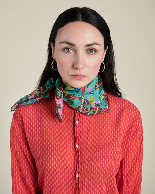 Square Scarf, Holy Bisquay Print