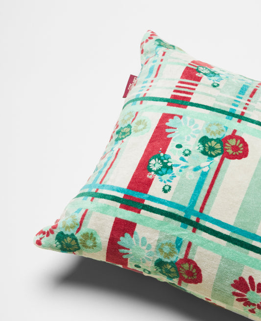 Rectangular Cushion Velvet - Dundee sauge