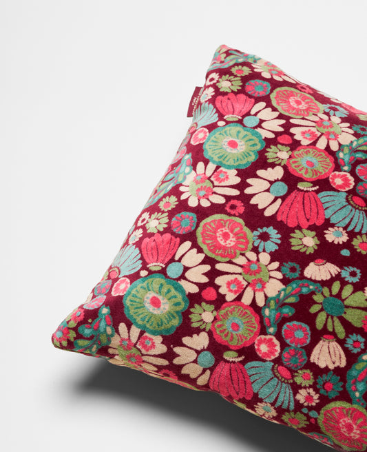 Rectangular Cushion Velvet - Molly burgundy