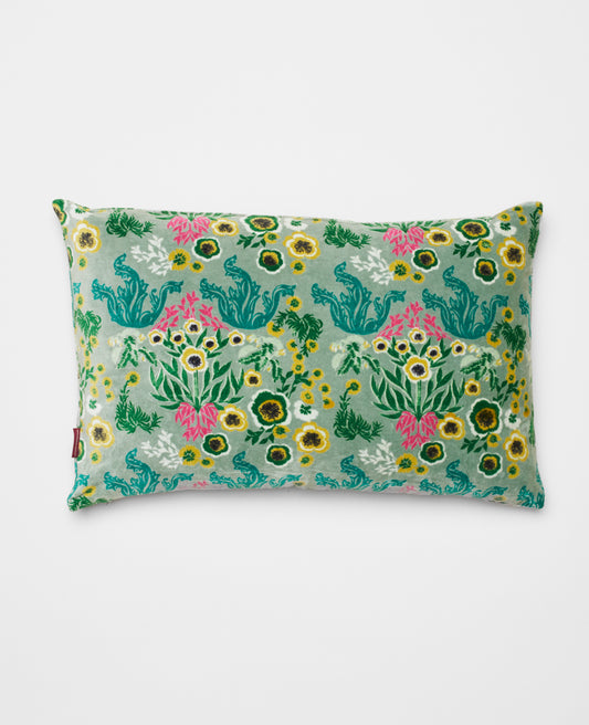 Rectangular Cushion Velvet - Swainston green