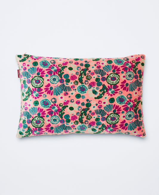 Rectangular Cushion Velvet - Molly coral