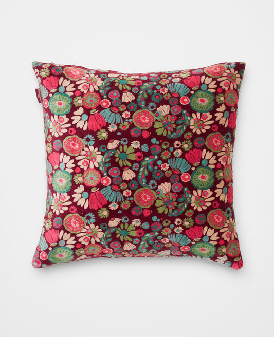 Square Cushion Velvet - Molly burgundy