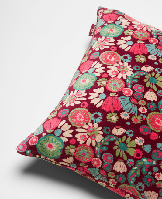 Square Cushion Velvet - Molly burgundy