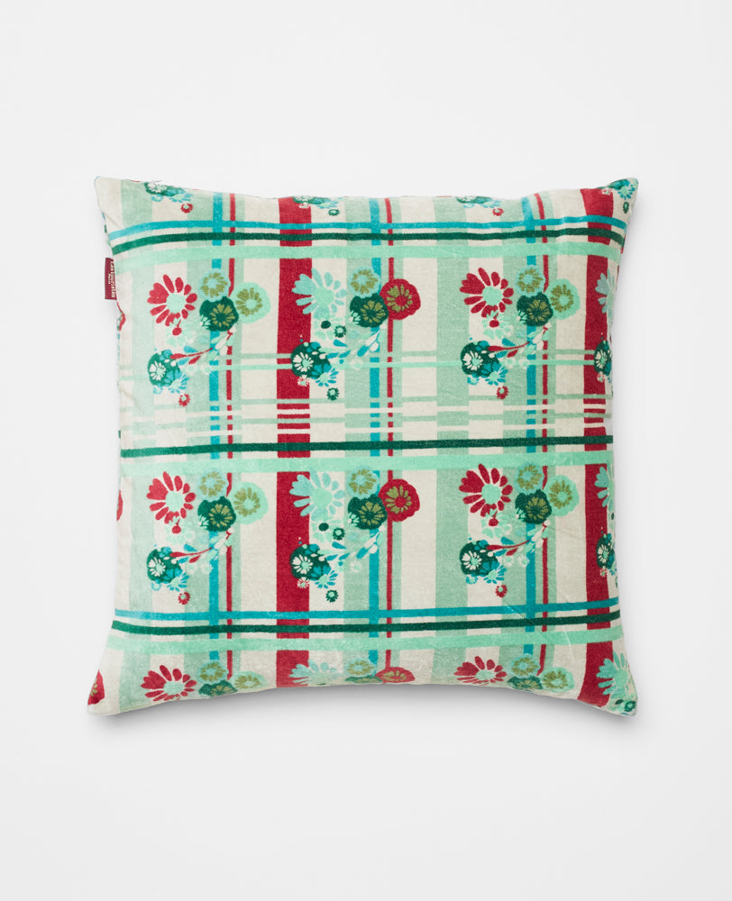 Square Cushion Velvet - Dundee sauge