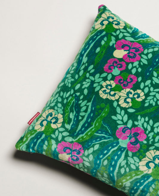 Rectangular Cushion Velvet - Allegria green