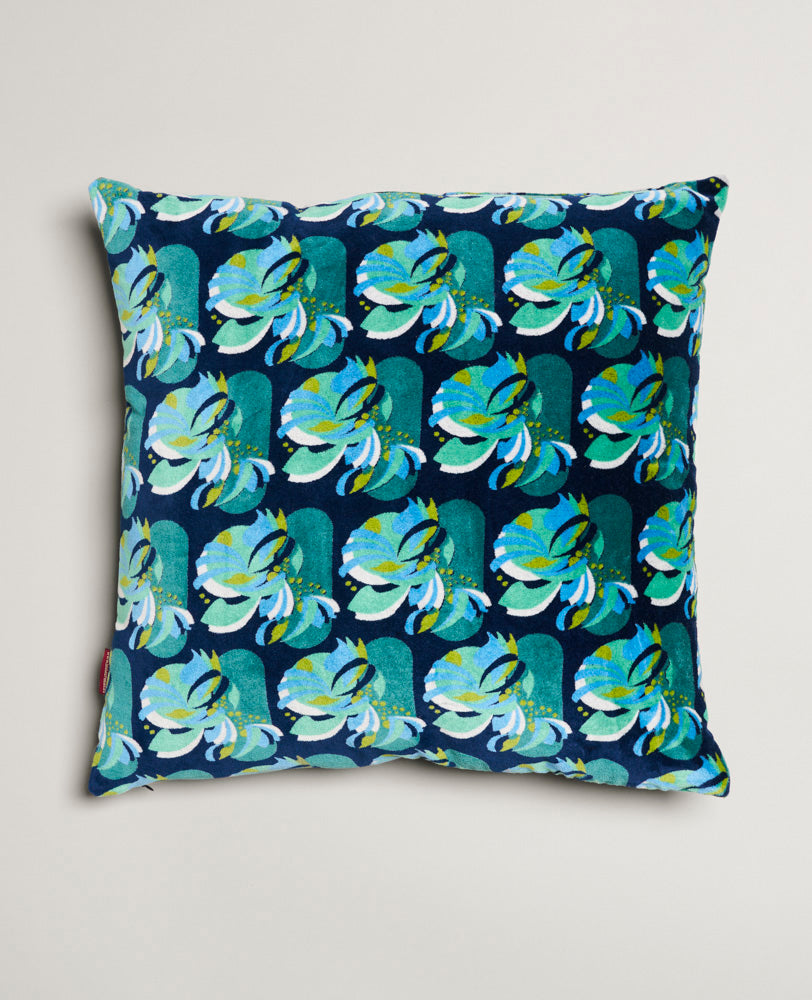 Square Cushion Velvet - Split navy