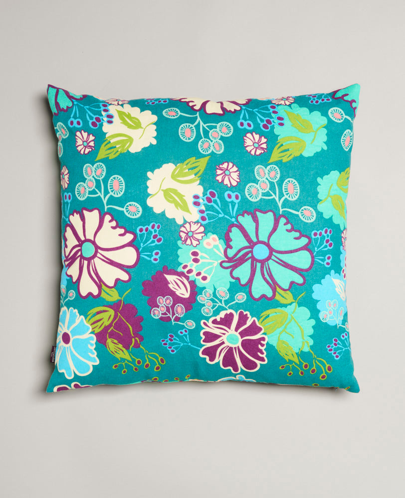 Coussin carré - Cosmos teal