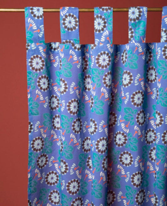 Curtain - Oak blue