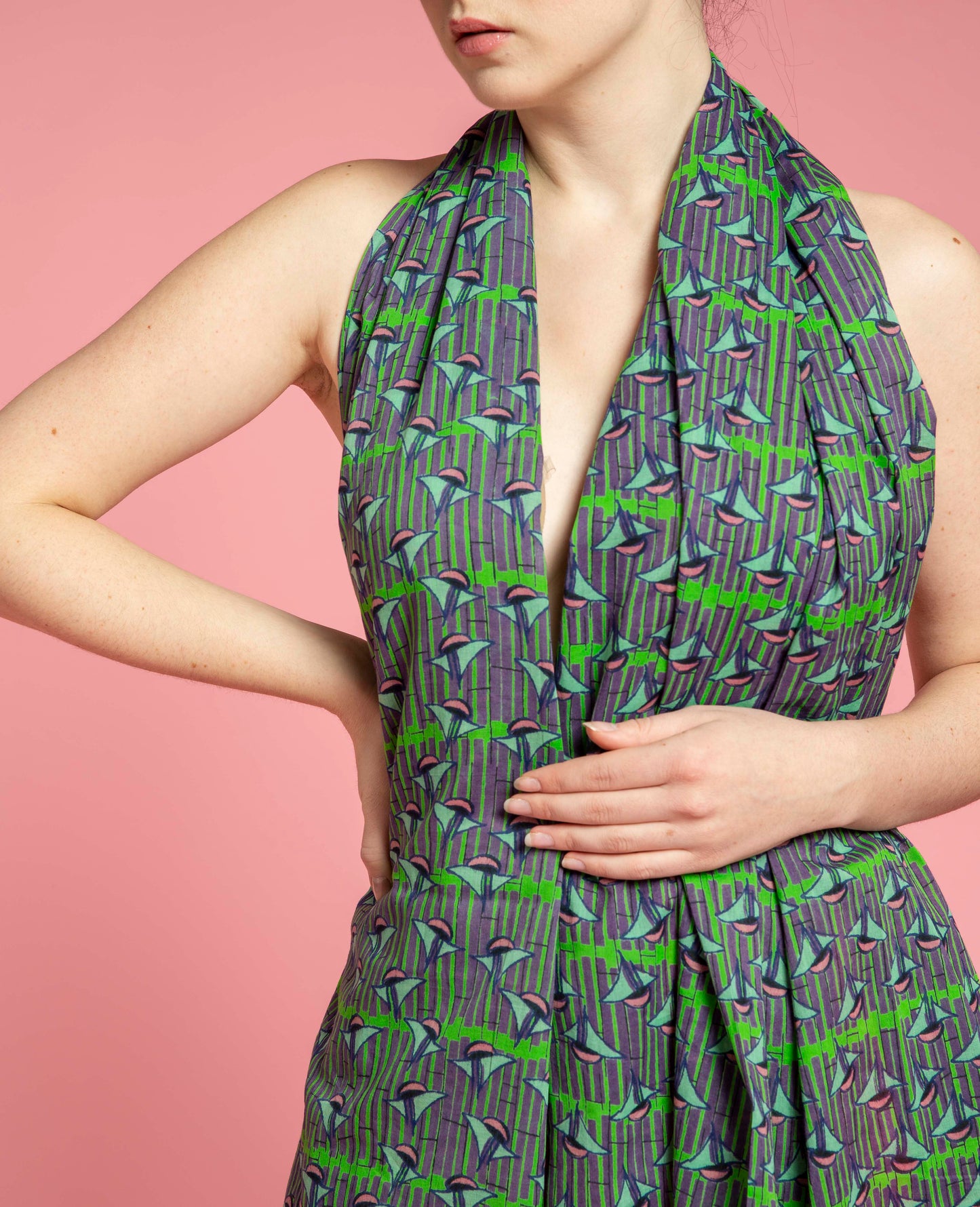 Stole - Bato vibrant green