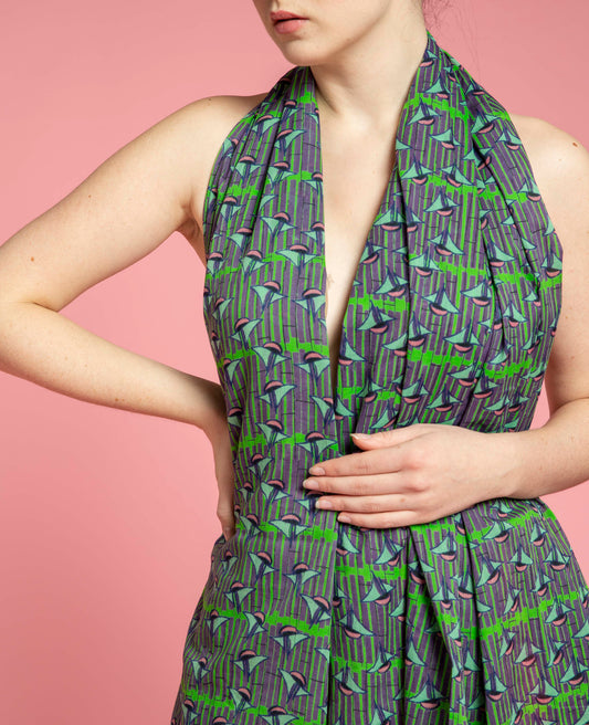 Stole - Bato vibrant green