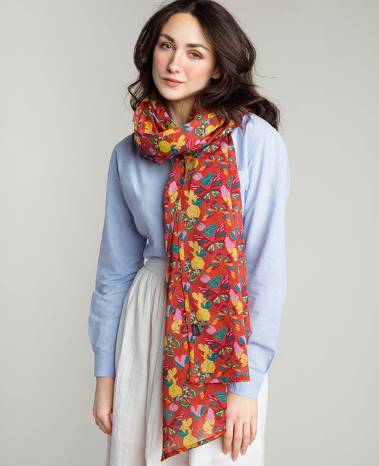 Étole - Holy red clay