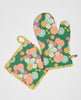 Gant de cuisine et manique - Mellow green/iris gold