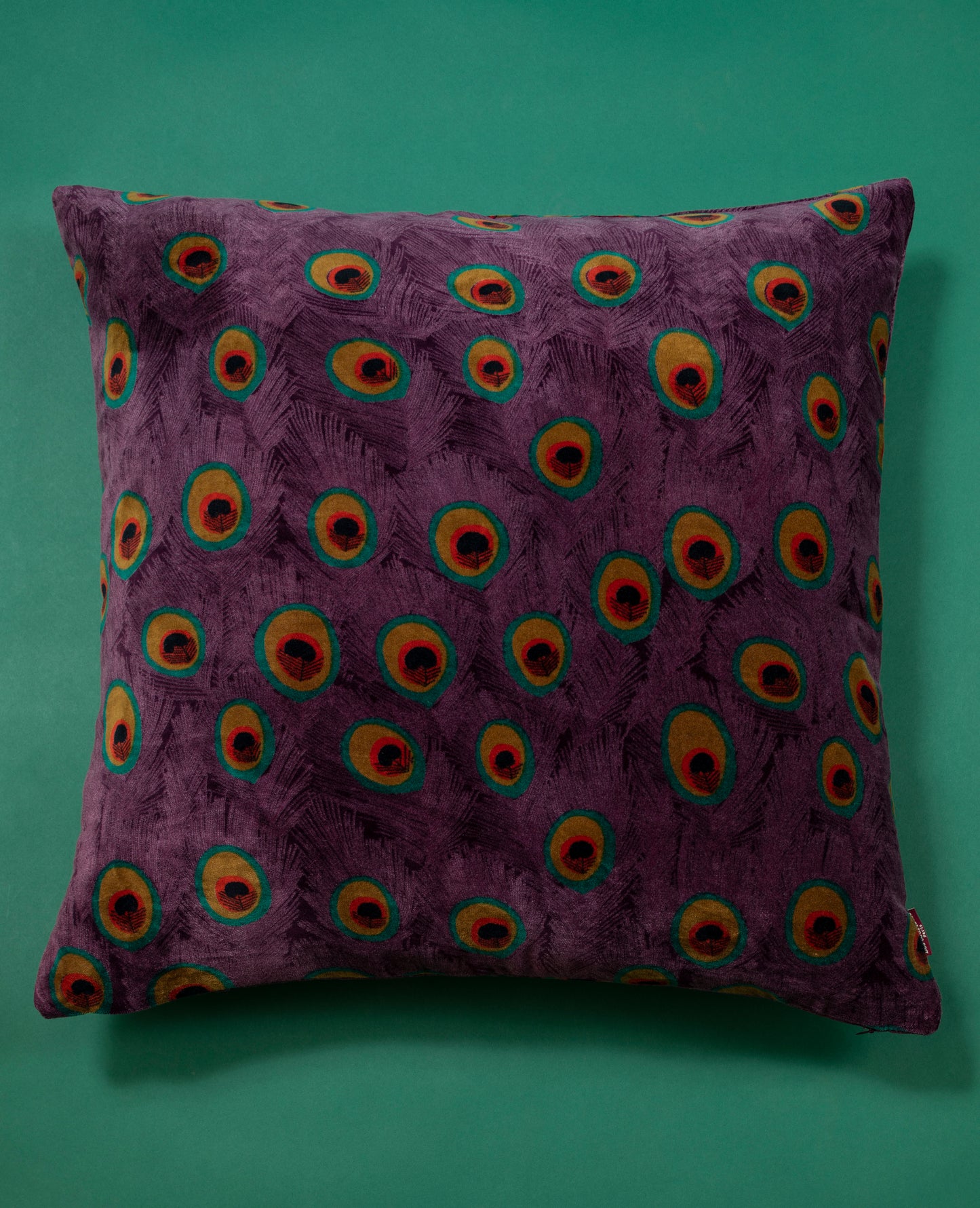 Pillowcase Velvet - Peacock fig