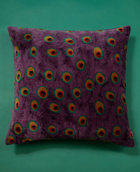 Pillowcase Velvet - Peacock fig