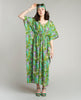 Kaftan beach dress - Allegria Green