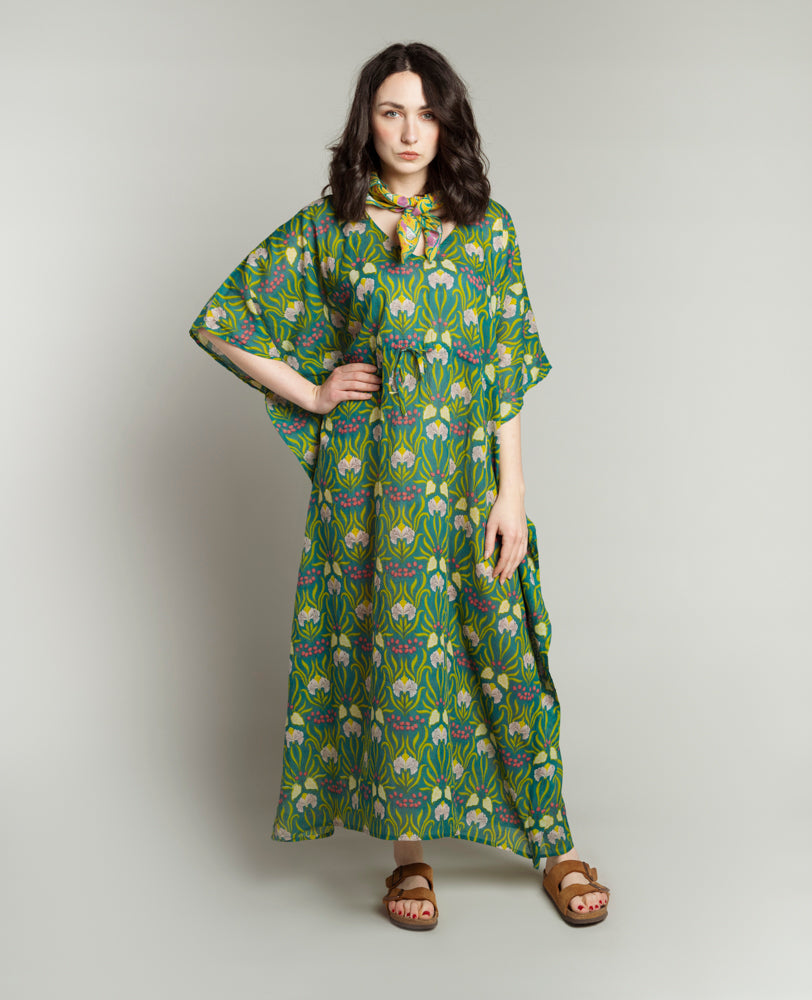 Robe de plage Kaftan - Muguet Bayou