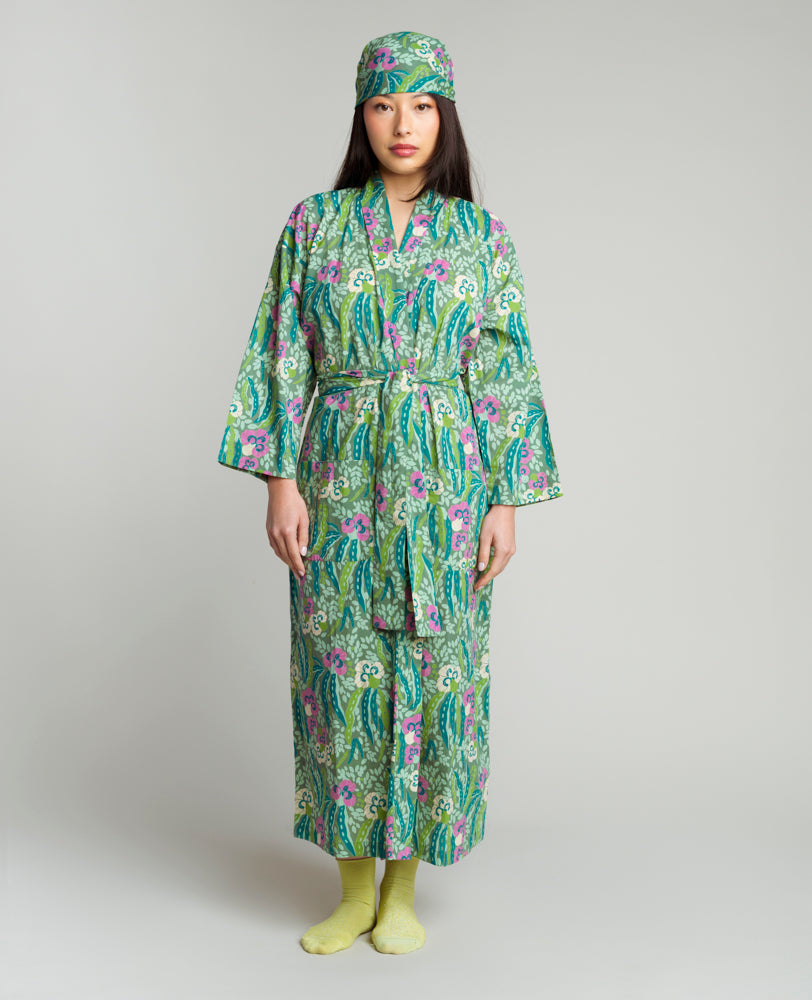 Kimono long - Allegria green