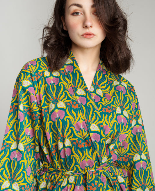 Kimono long - Muguet bayou