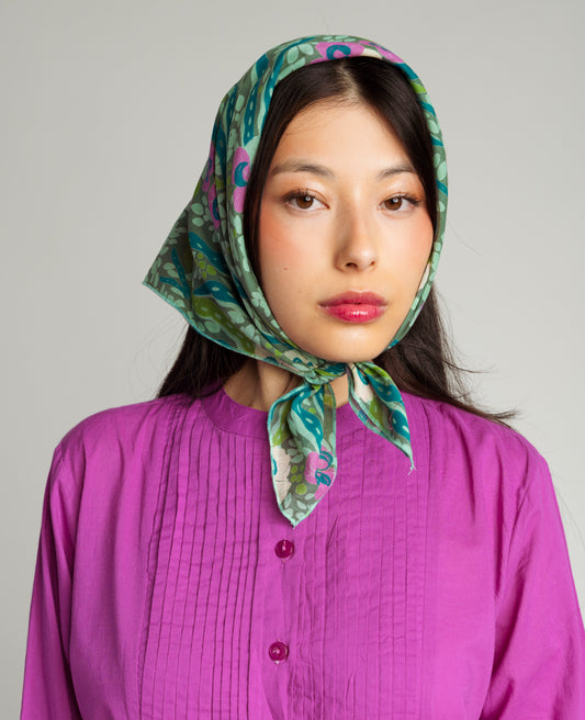 Foulard carré - Allegria Green