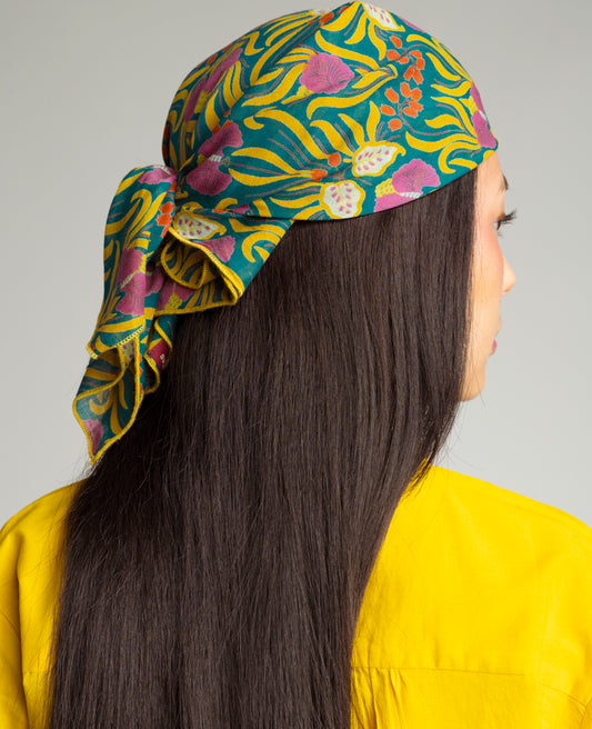 Foulard carré - Muguet Bayou