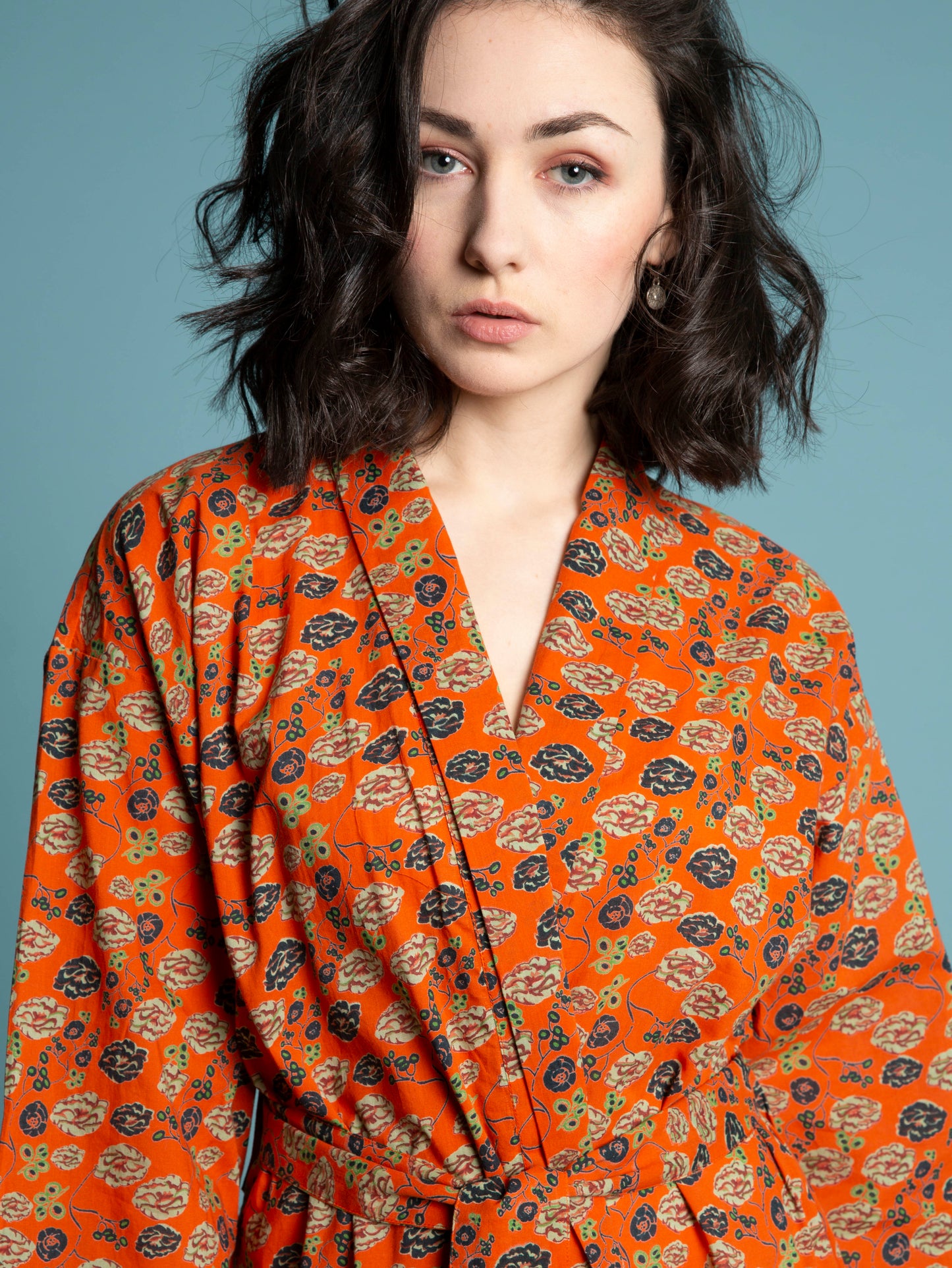 Long Kimono - Bundi orange